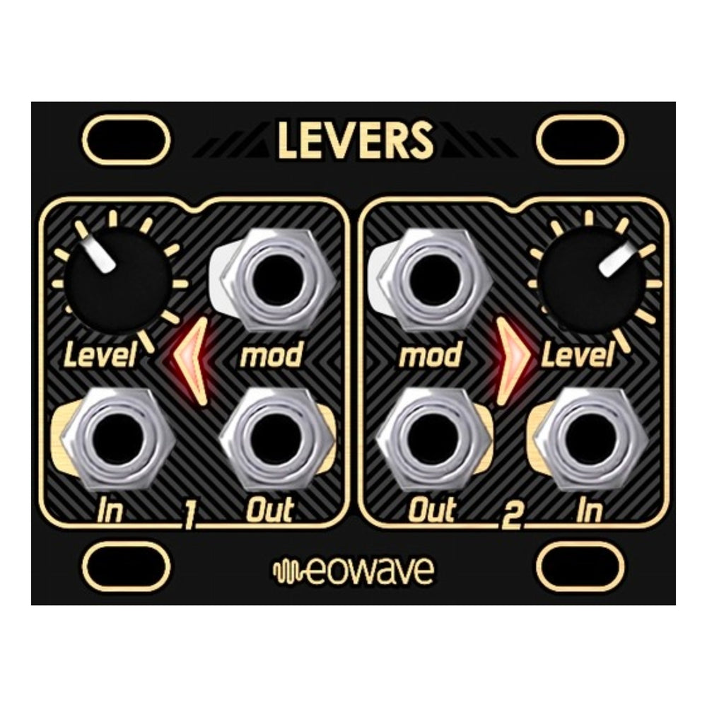 Eowave 1U Levers double VCA