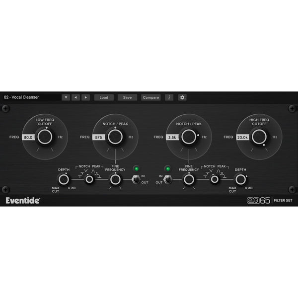 Eventide EQ65 Filter Set