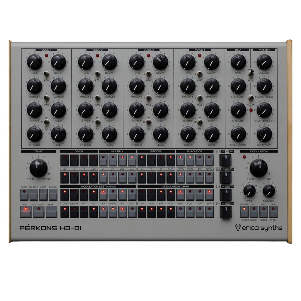 Erica Synths Perkons HD-01 Drum Machine Grey Limited Edition