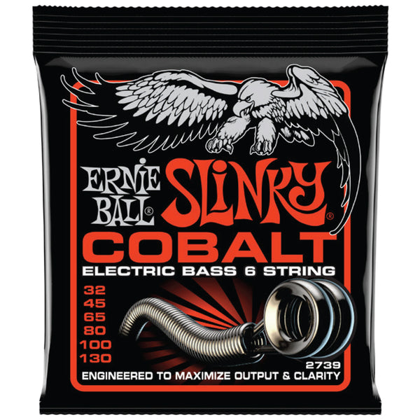 Ernie Ball 2739EB Cobalt 5 STR Bass Slinky 32-130