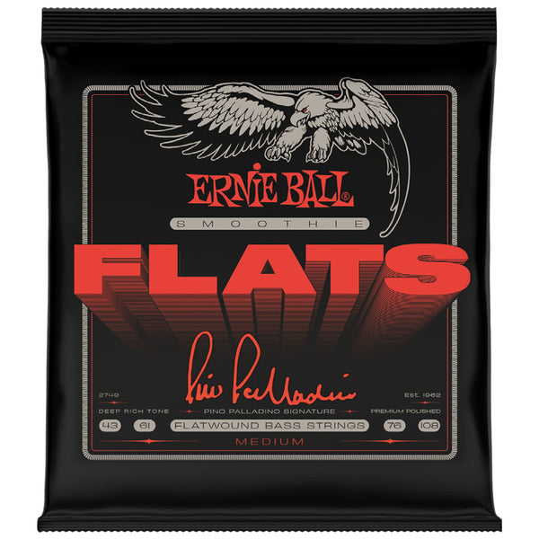 Cordes plates pour basse Ernie Ball 2749EB Pino Palladino, 43-108