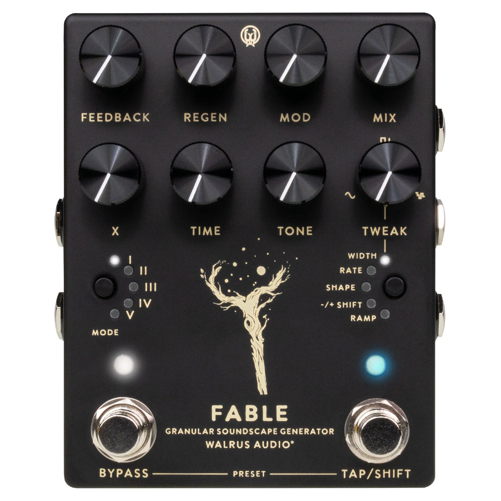 Walrus Audio Fable MkII Granular Soundscape Generator -Black