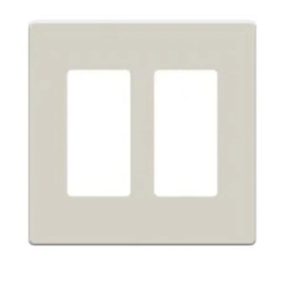 Plaque frontale sans vis Savant : deux groupes (amande clair)