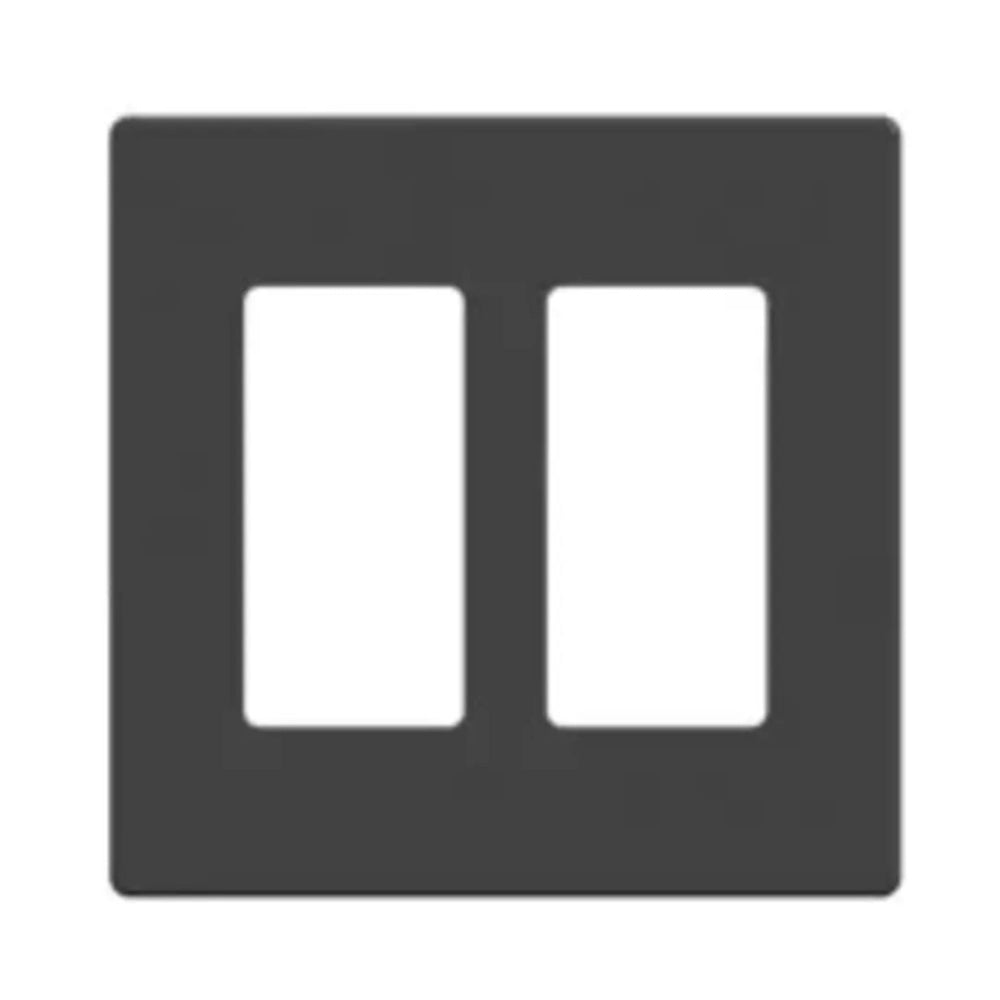 Plaque frontale sans vis Savant : deux groupes (noire)