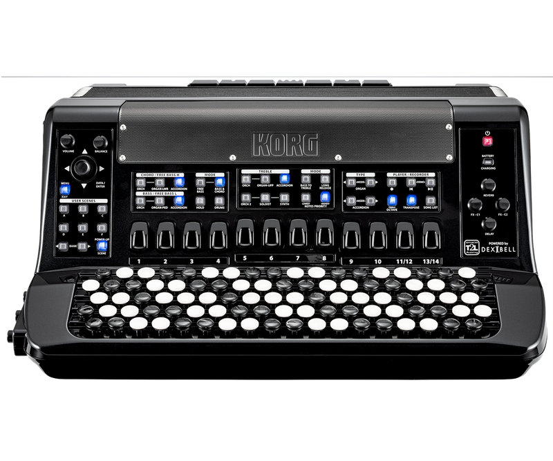 Korg FISA Suprema Button-Type Digital Accordion Compact