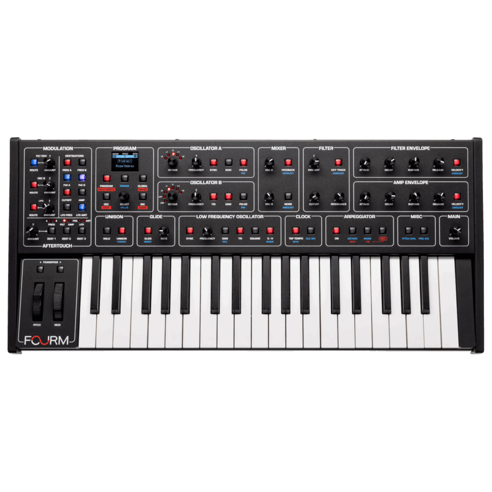Sequential Fourm Keyboard - 4-voice Analog Keyboard Synth