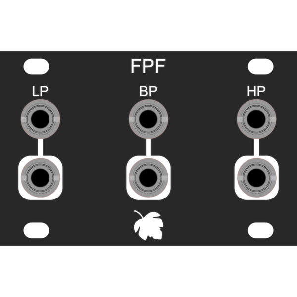 Leaf Audio FPF (1U, 12HP Fixed Pass Filter HP/BP/LP) DIY Kit