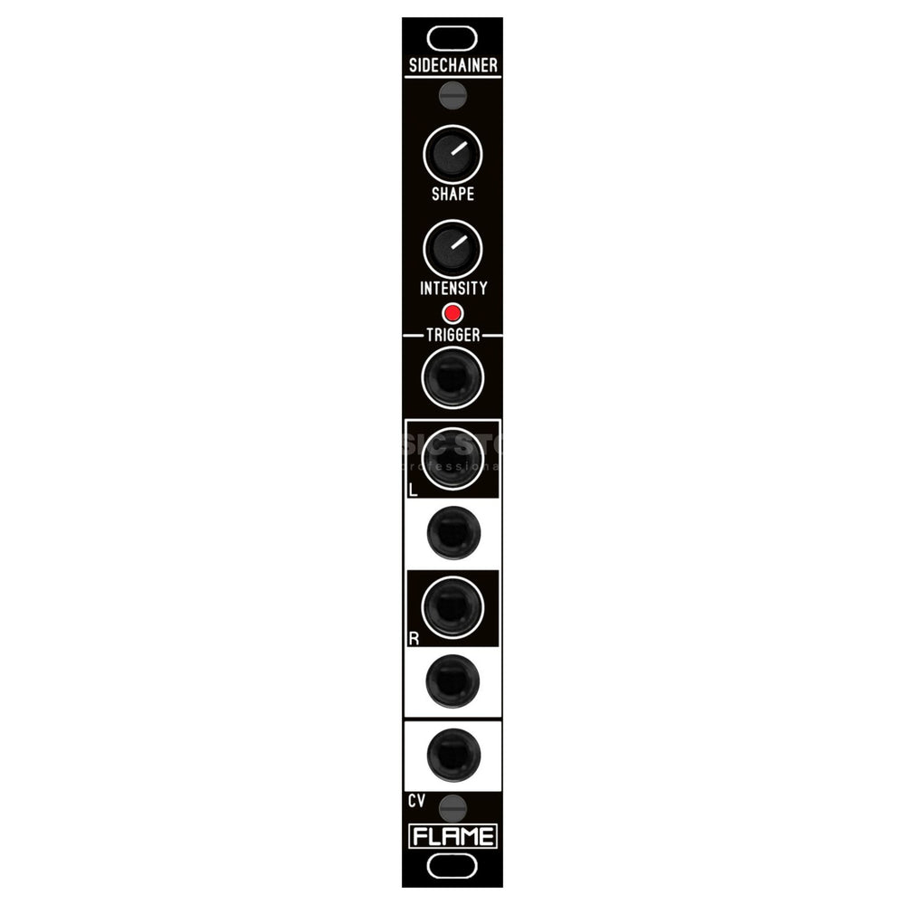 Flame Sidechainer - Stereo Ducking VCA - Black