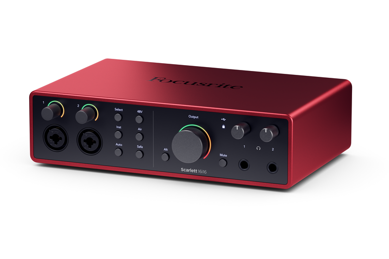 Focusrite Scarlett 16i16 4th Gen 16 In/16 Out USB-C