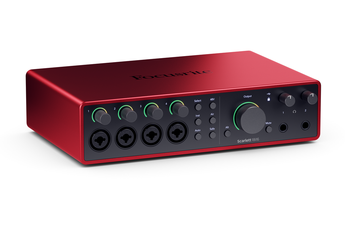 Focusrite Scarlett 18i20 (4th Gen) USB Audio Interface