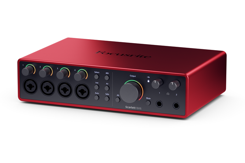 Focusrite Scarlett 18i16 4th Gen 18 In/16 Out USB-C