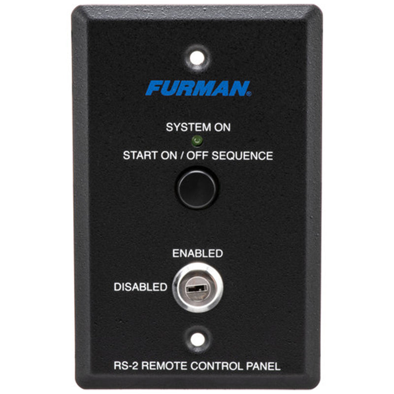 Furman RS-2 Key Switched Remote System Control Panel