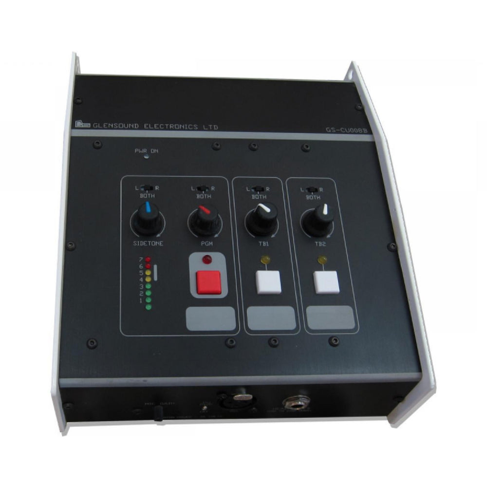Glensound GS-CU008B - Boîtier commentateur simple avec deux circuits d'interphonie