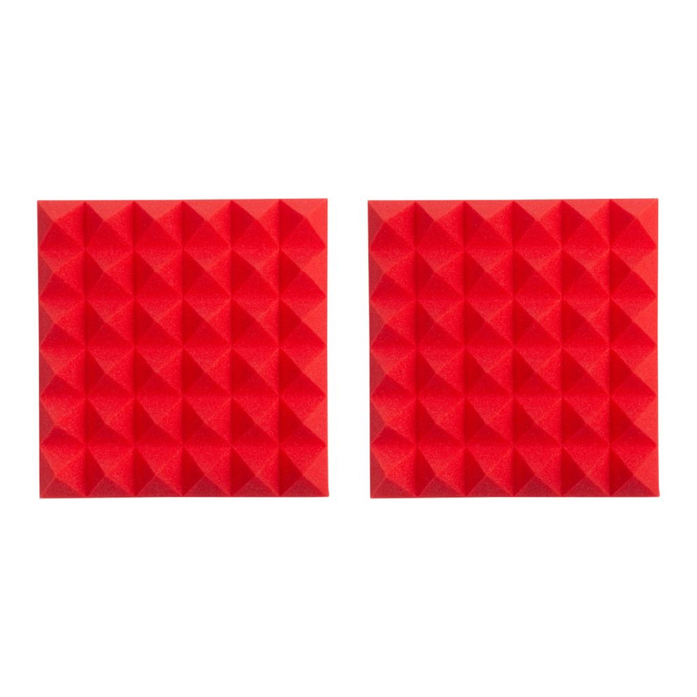 Panneau acoustique pyramidal Gator GFW-ACPNL1212PRED-2PK 12 x 12 po