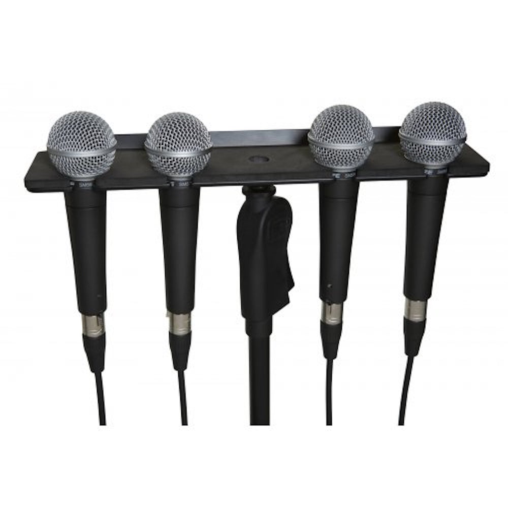 Gator GFW-MIC-4TRAY Plateau multi-microphones pour 4 micros