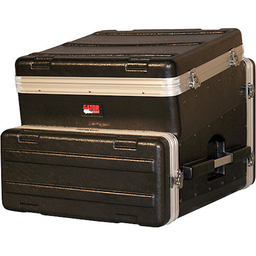 Gator GRC-10X4 Slant Top Console Rack Case 10U T 4U B