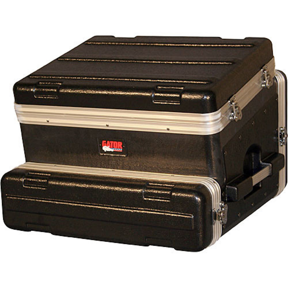 Gator GRC-8X2 Slant Top Console Rack Case 8U Top 10U Bottom