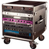 Base de rack Gator GRC-BASE-14 avec roulettes - 14U