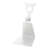 Genelec 8020-330W white L-shape table stand - front view