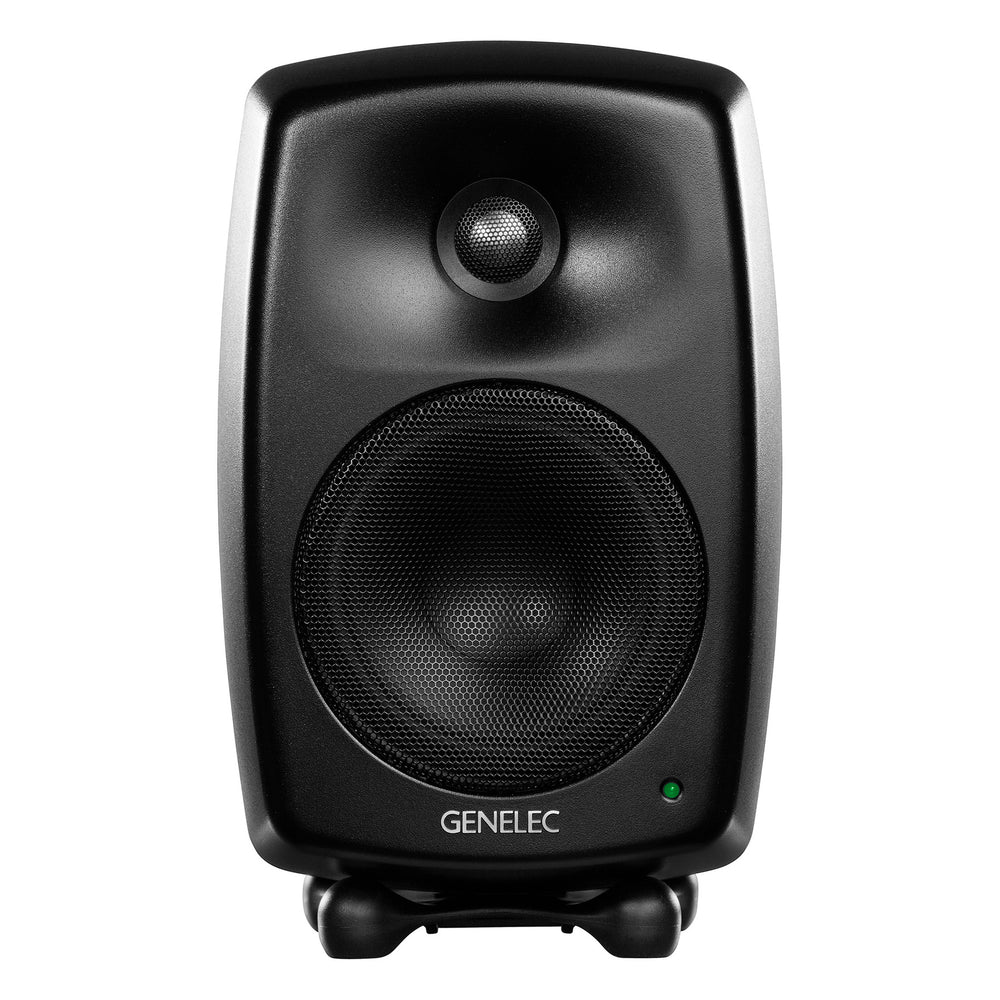 Genelec 8030CMM black active studio monitor - front view