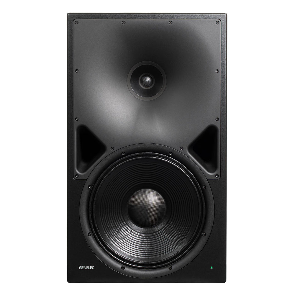 Genelec 8380AP black three-way SAM main monitor - front view