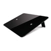 Support pour ordinateur portable avec plateau en verre massif et glorieux