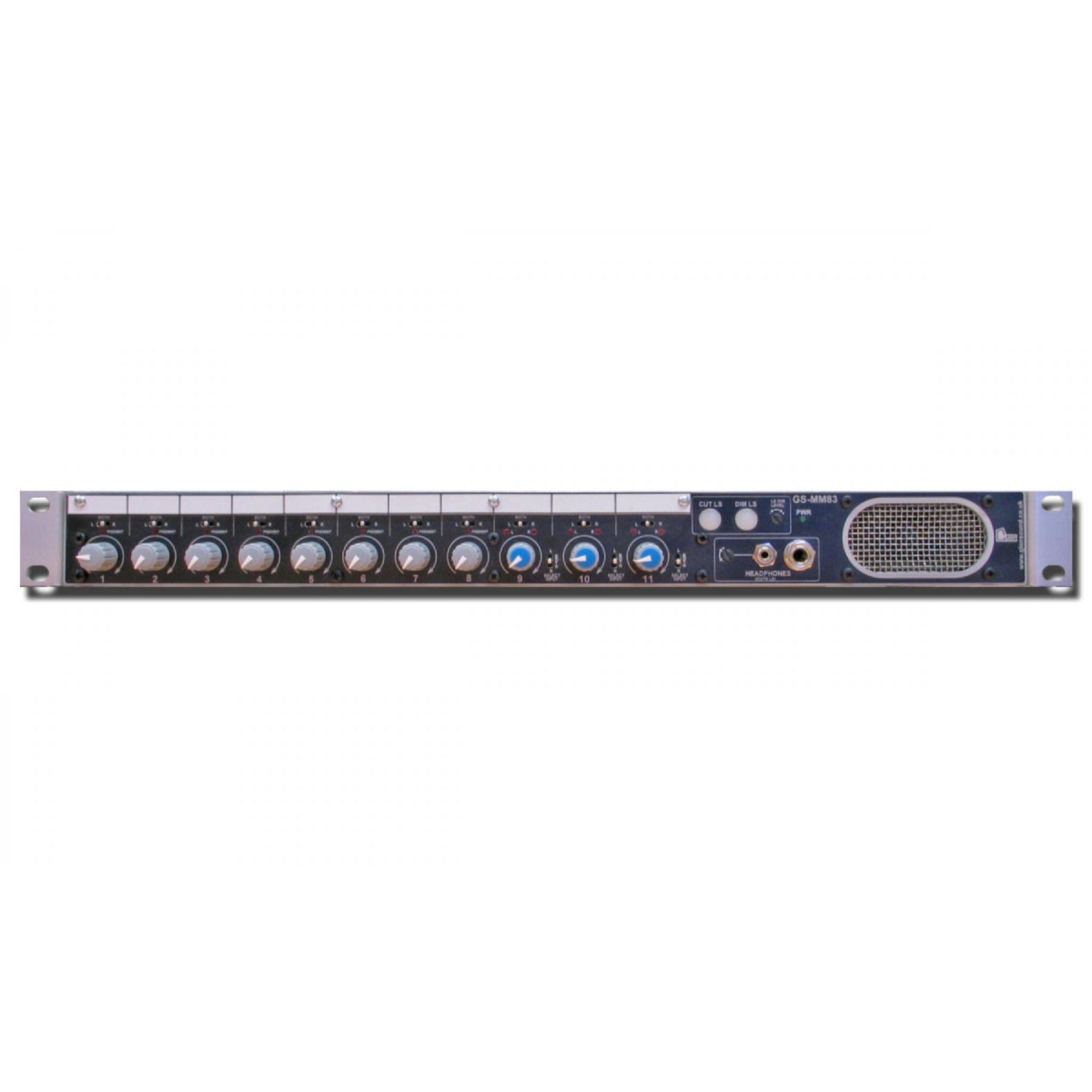Glensound GS-MM83 - Audio Monitor With Eight Mono Inputs & Three Stere