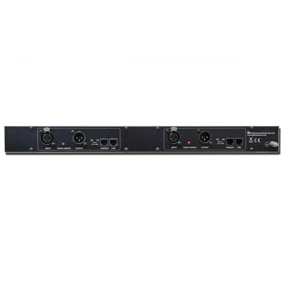 Glensound GS-PASTE201/R2 - Unité d'équilibrage téléphonique double, montable en rack et alimentée par la ligne