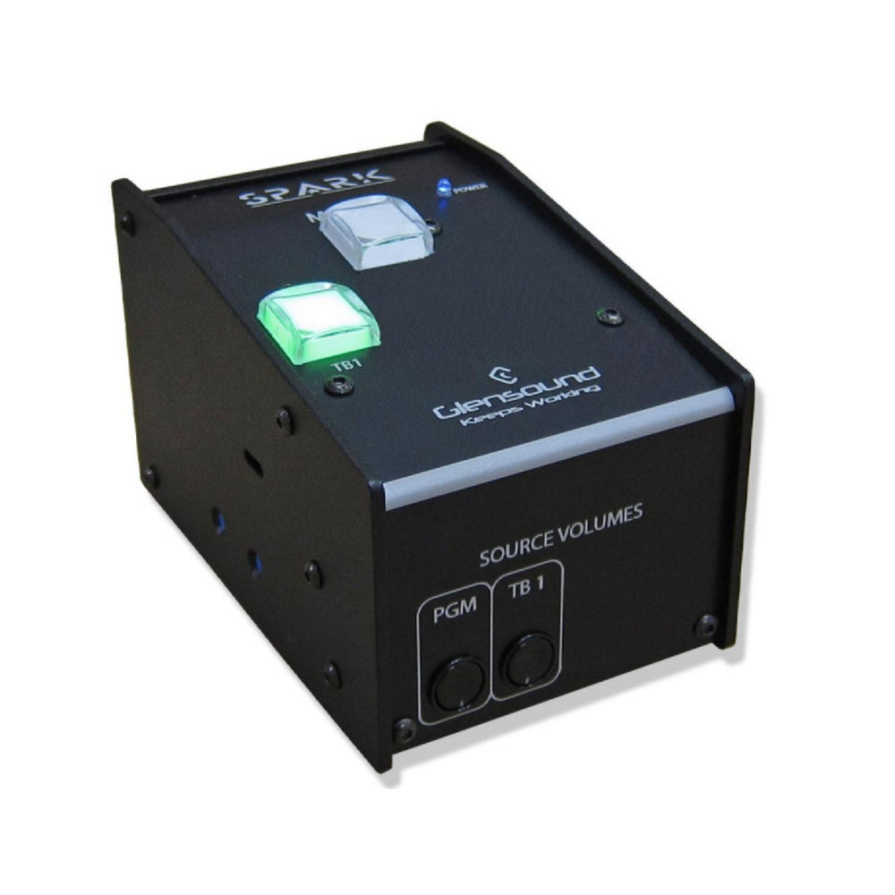 Glensound SPARK 1 - Unité de Commentateur Monoposte Ultra Compacte avec 1 Canal Talkback