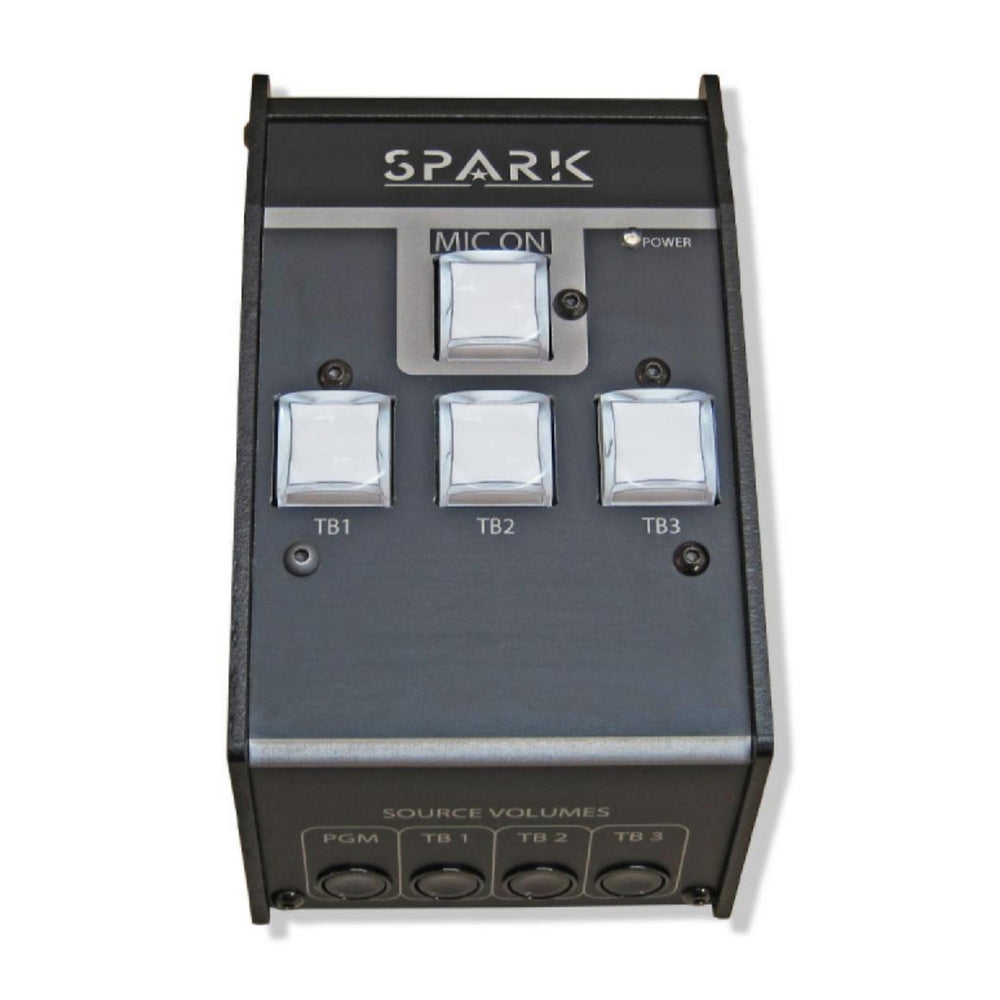Glensound SPARK 3 - Pupitre de Commentateur Ultra Compact à 3 Circuits d'Ordres