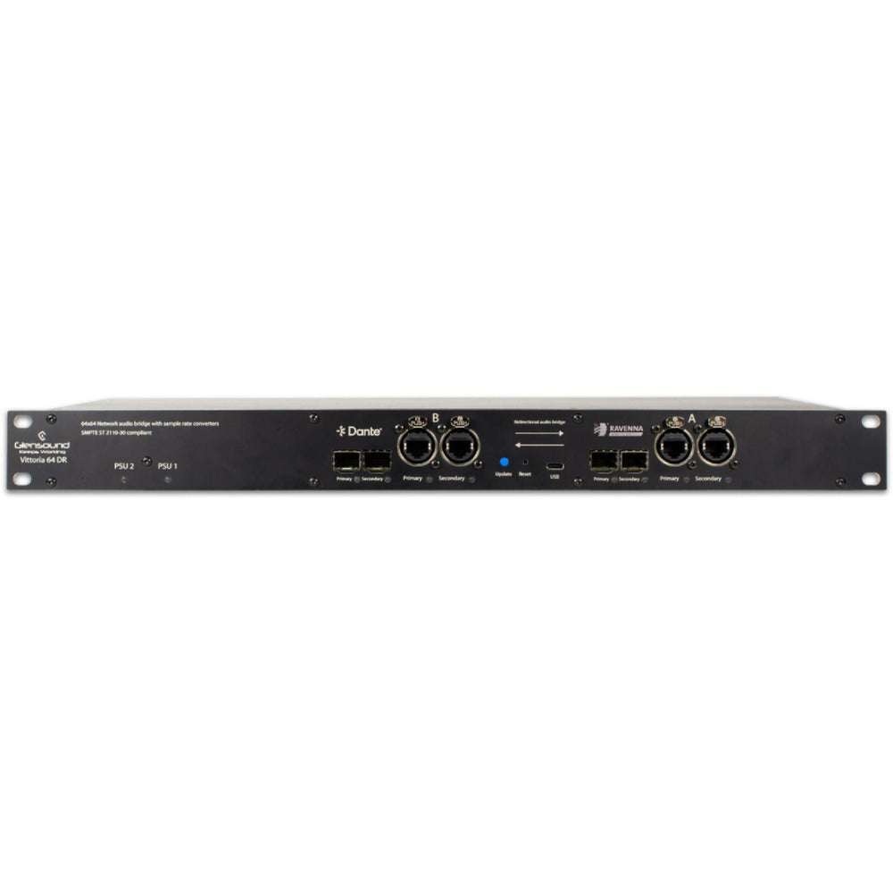 Glensound VITTORIA 64/DR - 64ch Dante To Ravenna Network Bridge