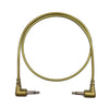 Tendrils Right Angled Eurorack Patch Cable 45Cm Gold 6 Pack