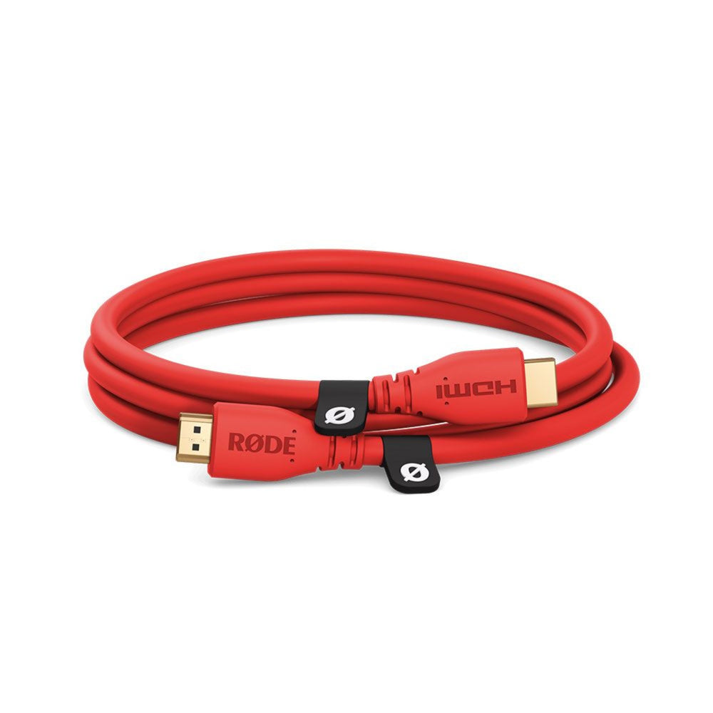 Rode 1.5M - 2.0 HDMI Premium Cable, (dia 6mm) - Red