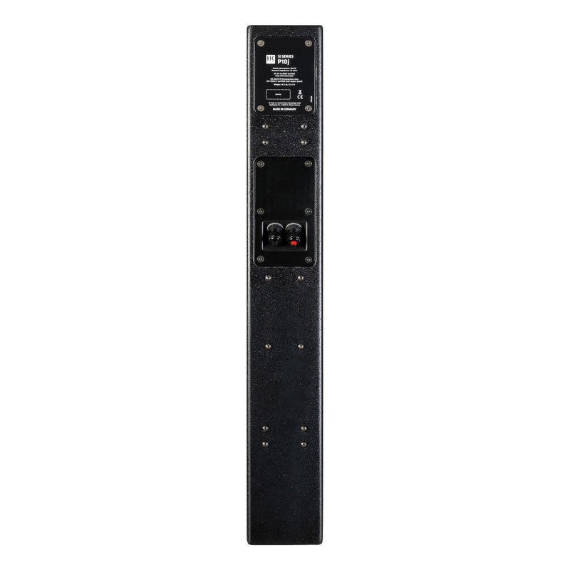 HK Audio P10j BLK - 600W 10 x 3-inch Passive IP66-Rated Full-Range Column Loudspeaker with 120 x 15-Degree Coverage