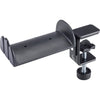 K&M 16090-Black 2-Headphone Holder with Table Clamp