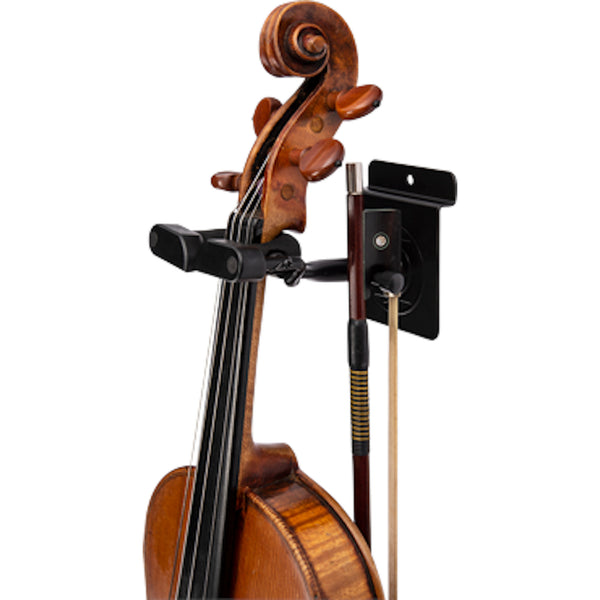 Hercules DSP57SB Auto Grip Violin Hanger for Slat Wall