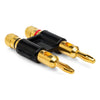 Hosa BNA-260BK Dual Banana Connector Black