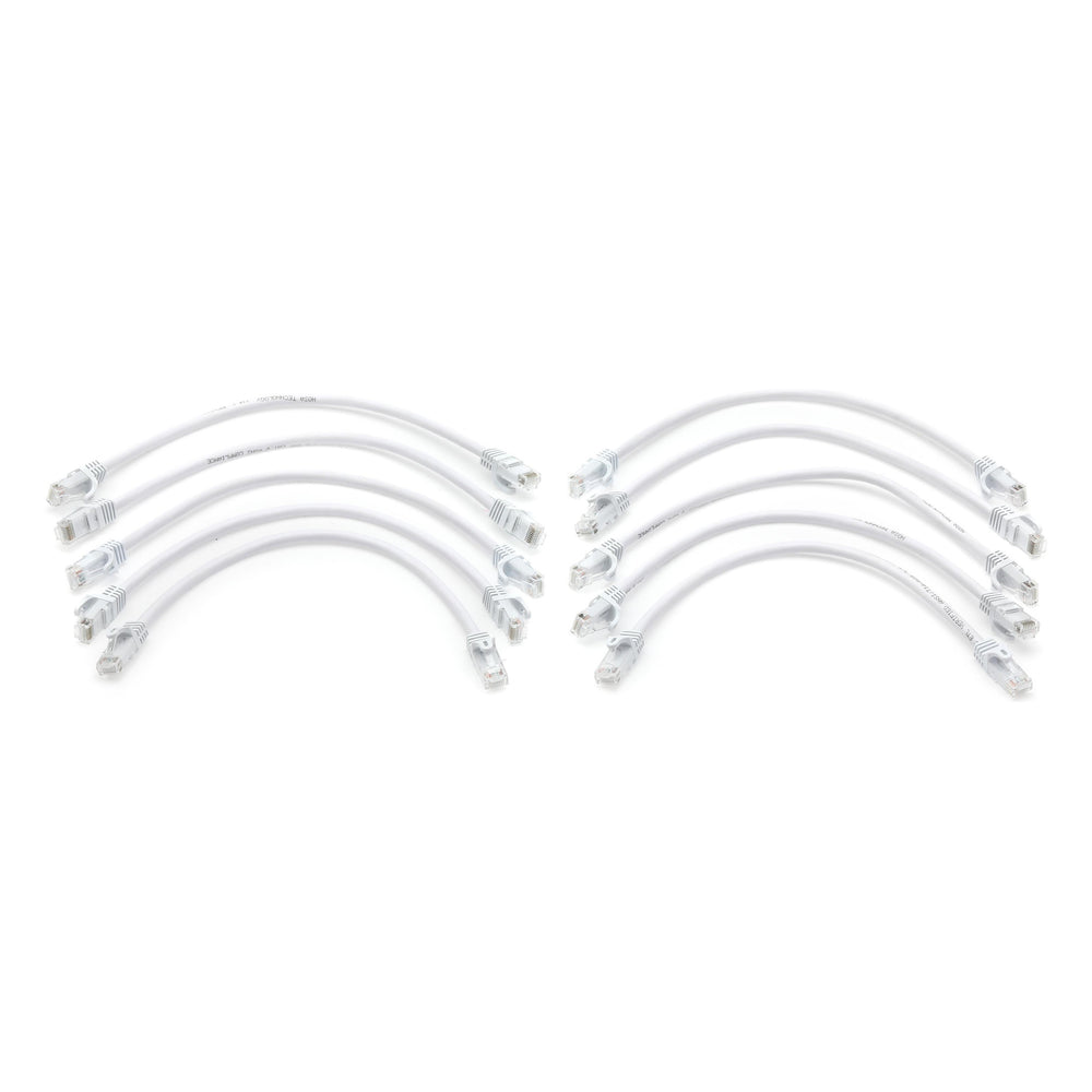 Hosa CAT-601-10PK-WH CAT6 24AWG 1ft White (10pk)