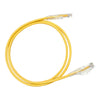 Hosa CAT-601S-10PKYE CAT6 Slim 28AWG 1ft Yellow (10pk)