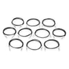 Hosa CAT-603S-10PKBK CAT6 Slim 28AWG 3ft Black (10pk)