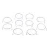 Hosa CAT-603S-10PKWH CAT6 Slim 28AWG 3ft White (10pk)