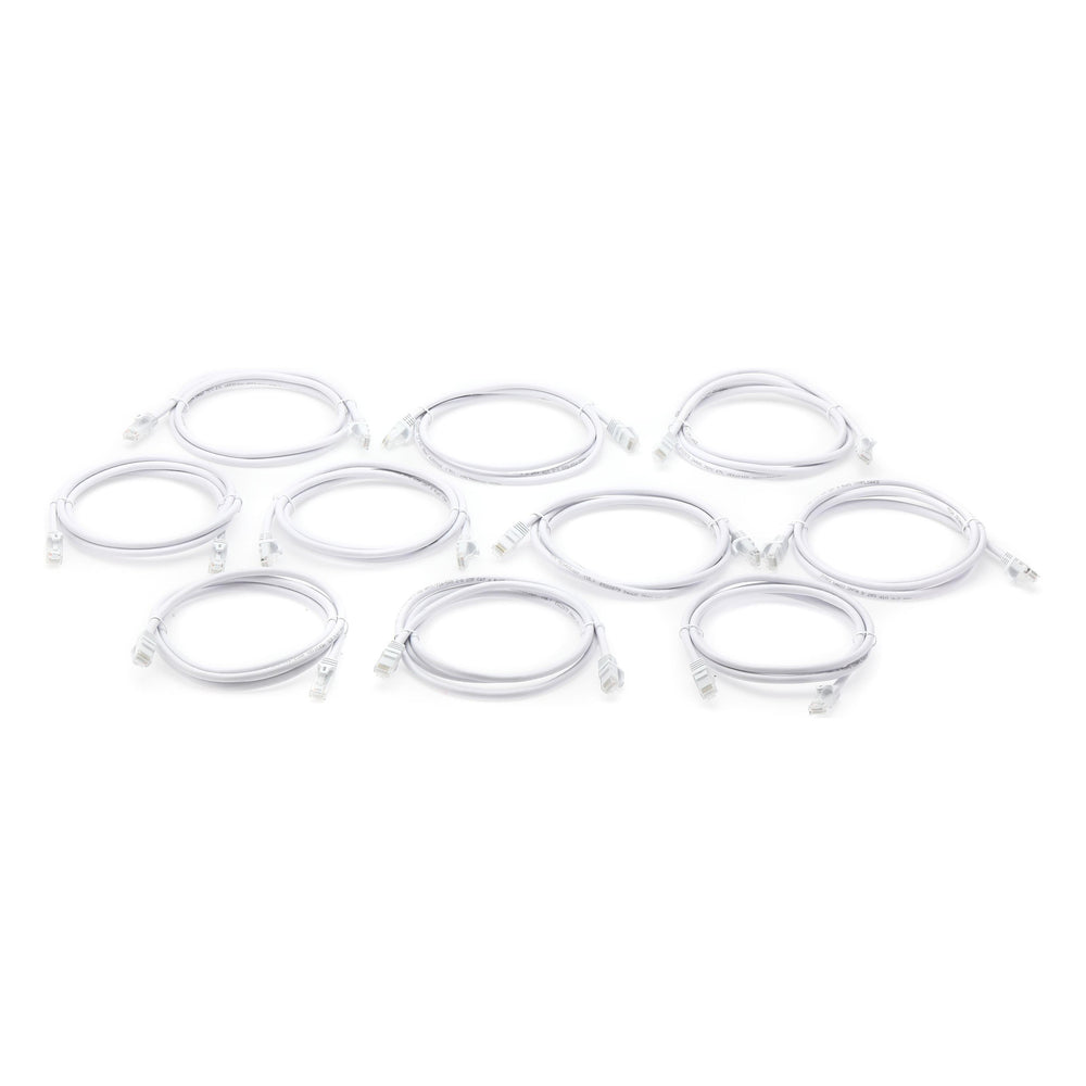 Hosa CAT-605-10PK-WH CAT6 24AWG 5ft White (10pk)