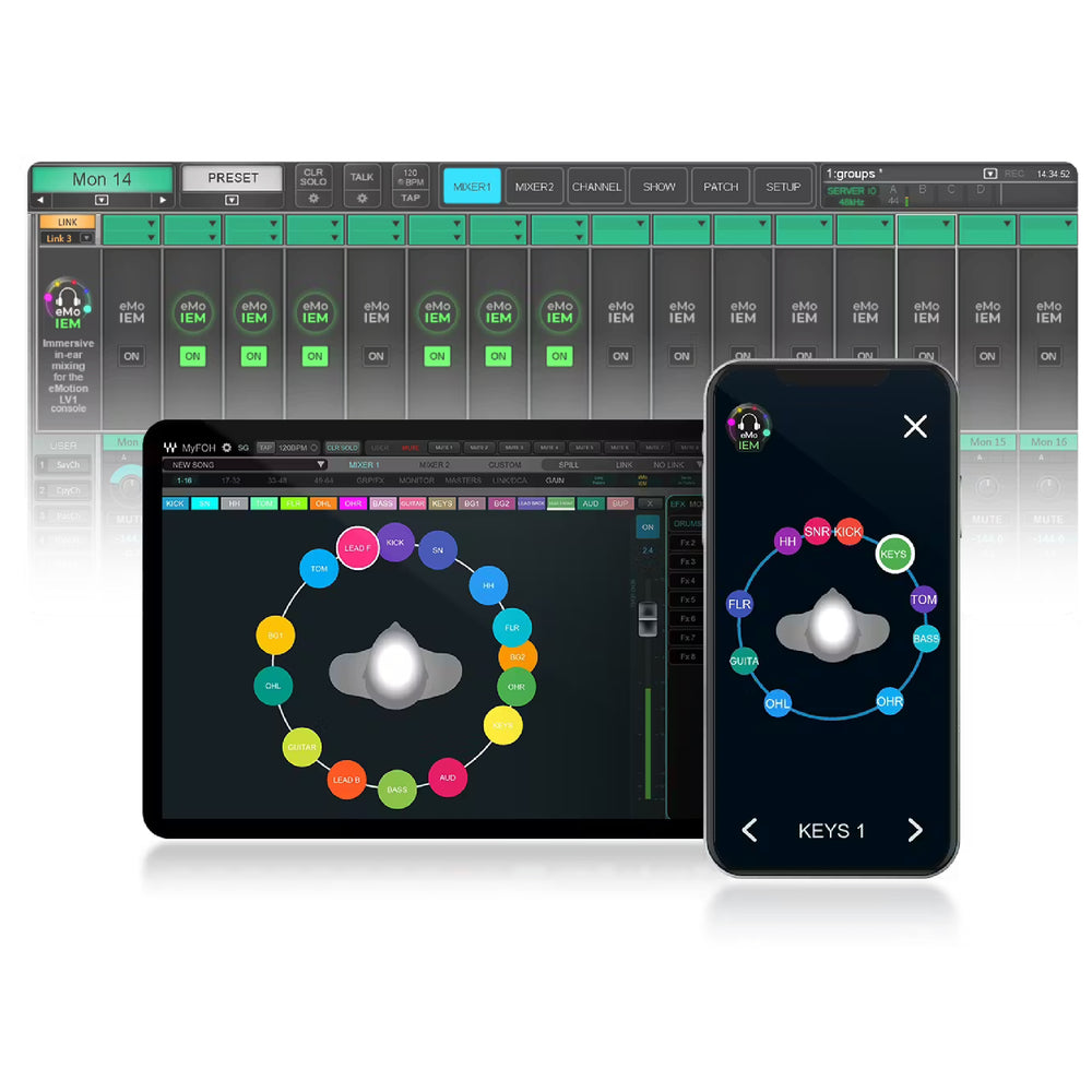 Waves Immersive In-Ear Mixer For LV1