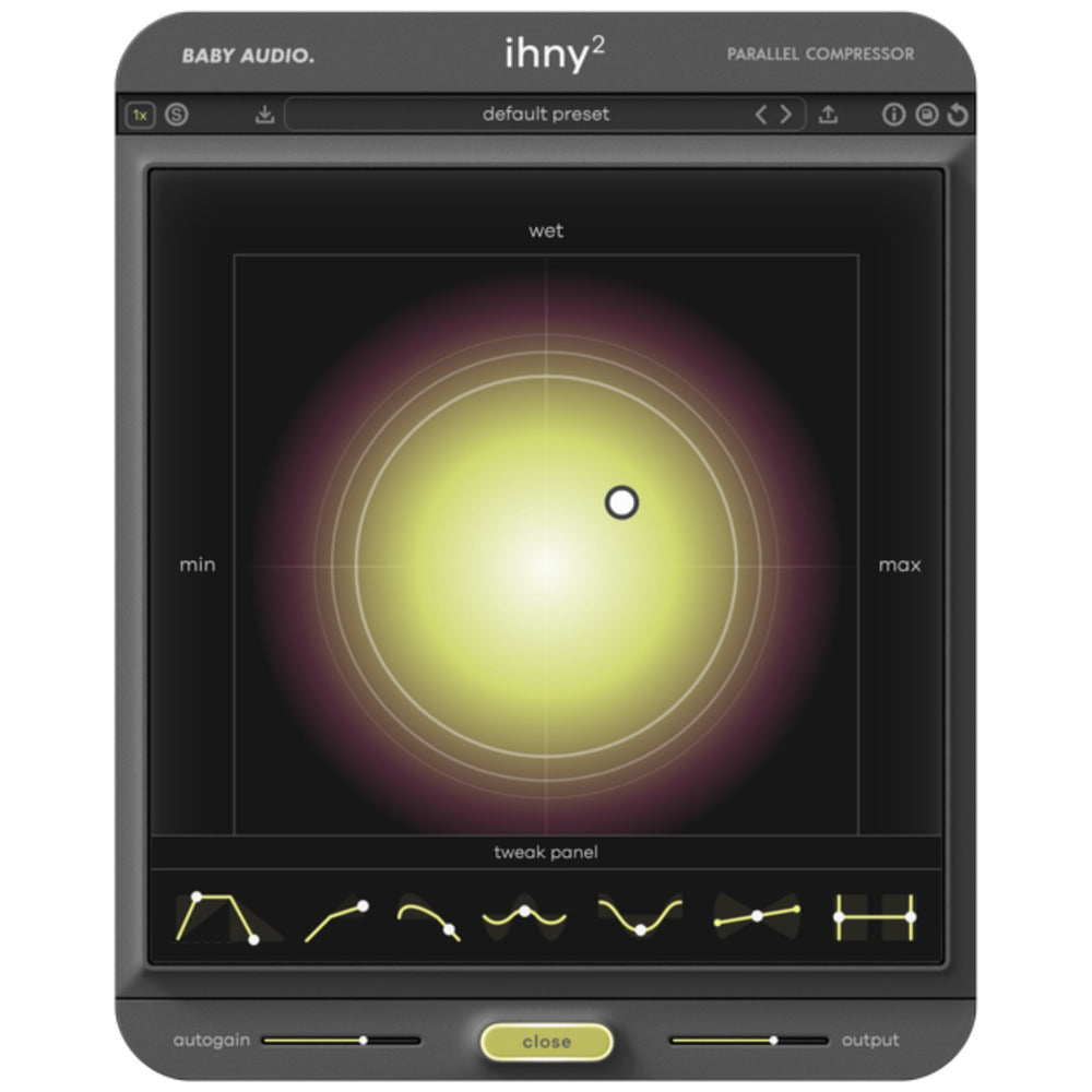 Baby Audio IHNY-2 Punchy Parallel Compressor with 4x Oversampling capabilities Plugin