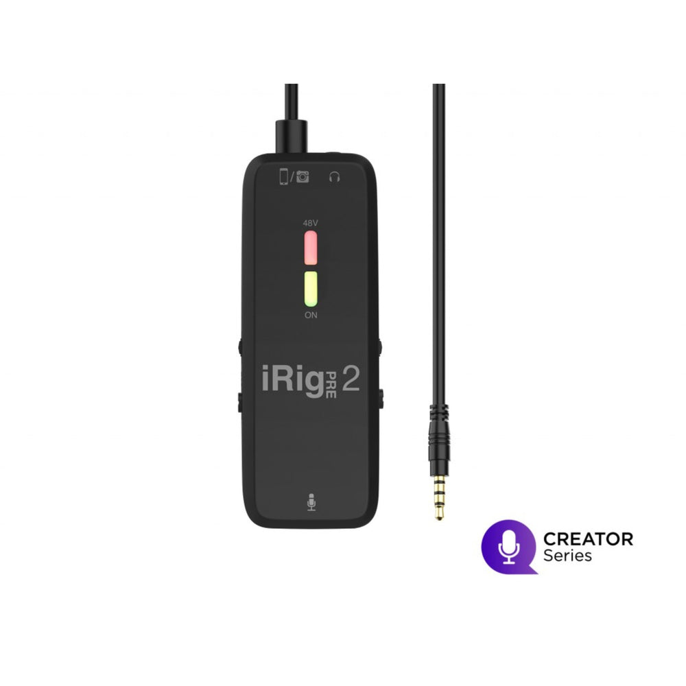 IK Multimedia iRig Pre 2 - Mobile microphone interface