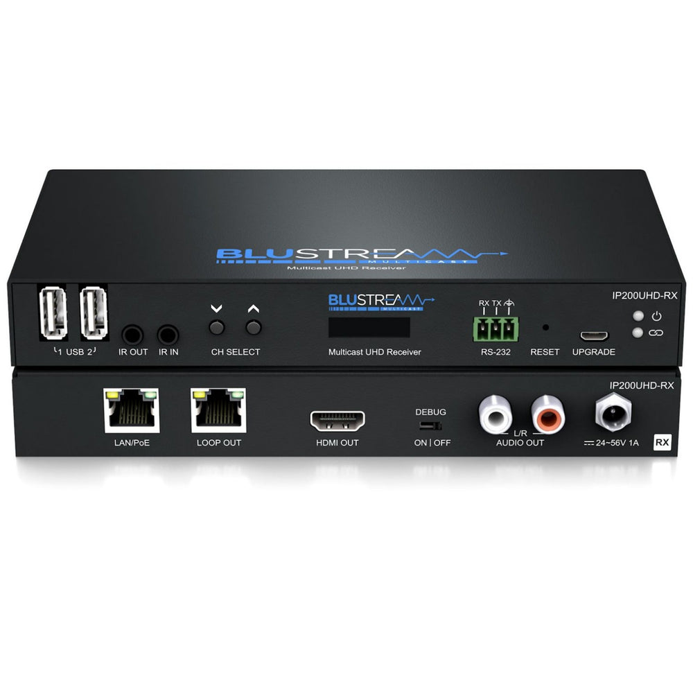 Récepteur AVoIP Blustream IP200UHD-RX 10 Gbit/s