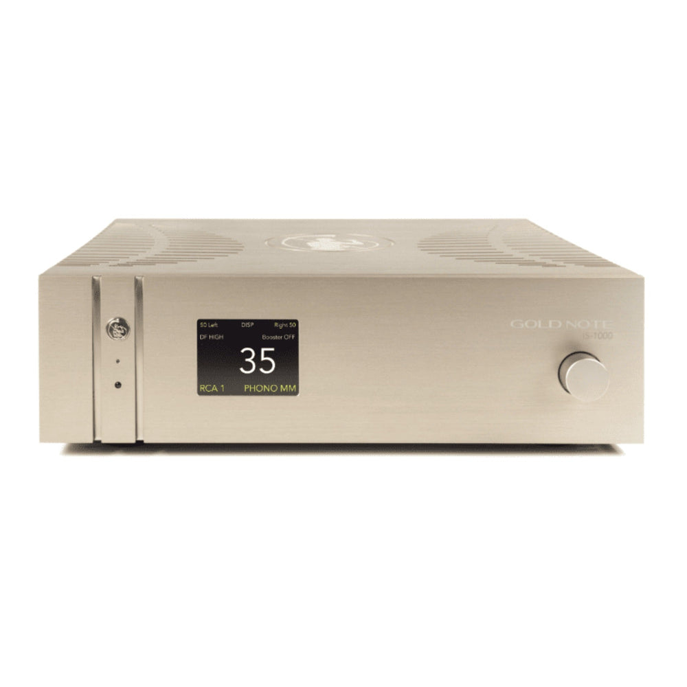 Amplificateur intégré Gold Note IS-1000MkII Deluxe Gold