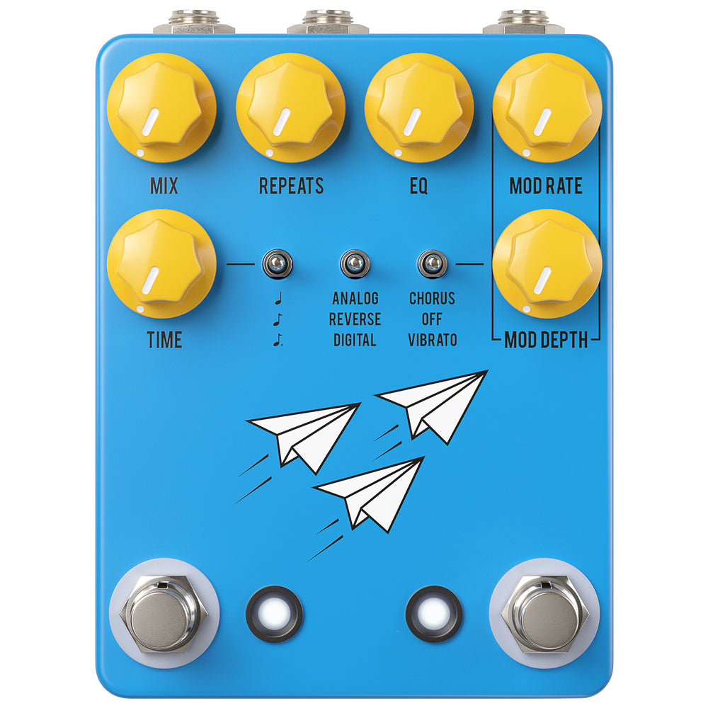 JHS Flight Delay Reverse Analog Digital Pedal Blue