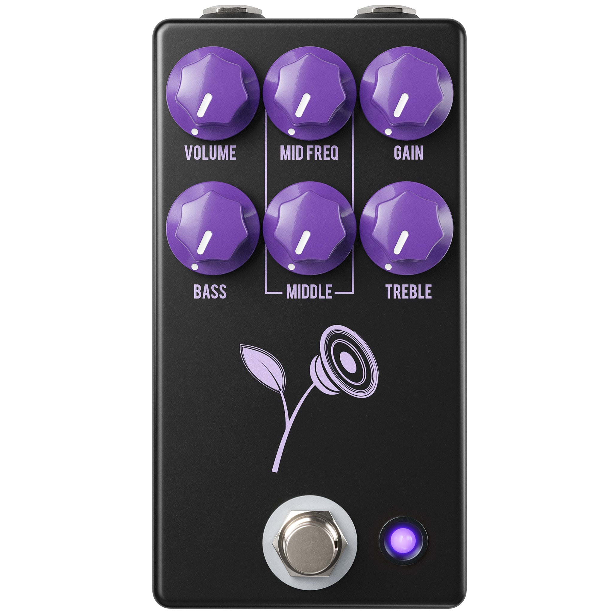 ギター JHS Pedals The Violet Lari Basilio JHS Pedals Lari Basilio Signature Violet Distortion Pedal