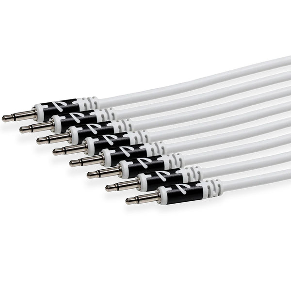 Joranalogue Eurorack Patch Cable 8-pack of 15 cm White